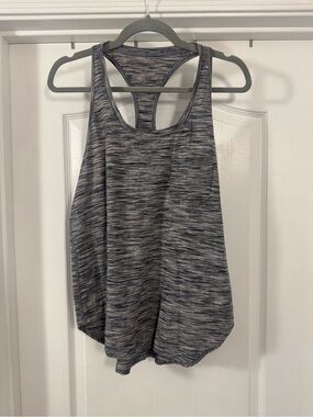 Lululemon Athletica Space-Dye Racerback Tank - Gray/Black